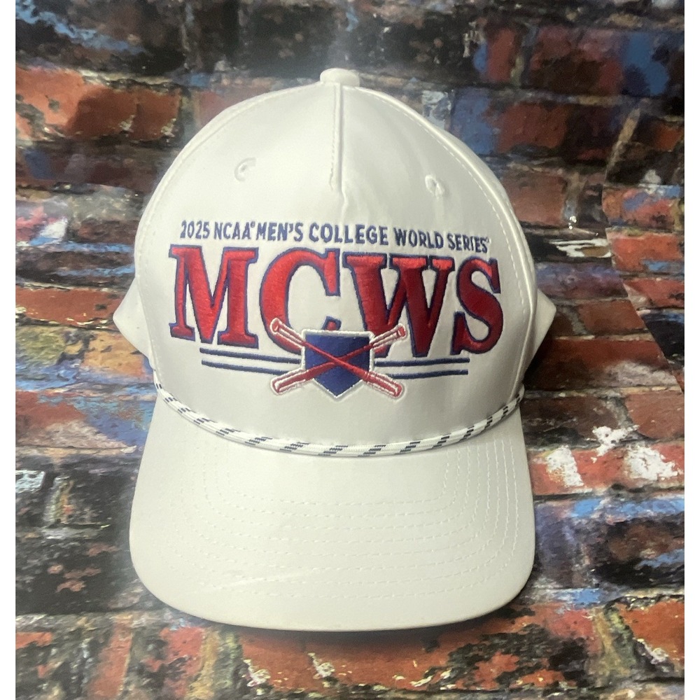Zephyr LSU Tigers 2025 NCAA Men's College World Series Baseball Cap White/Blue